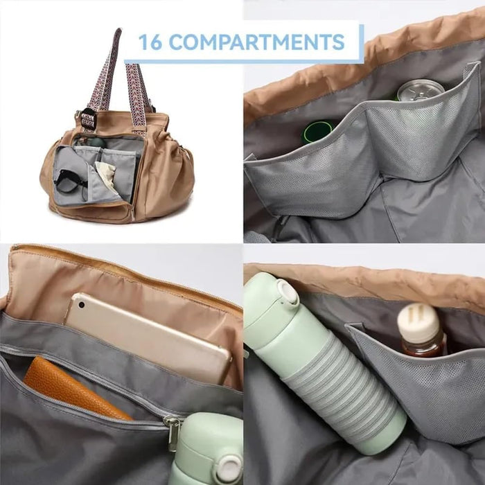 Convertible Diaper Backpack With Cradle
